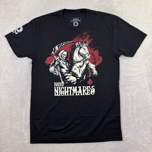 Zero Foxtrot‎ Shirt Mens Medium Black Short Sleeve Breed Nightmares Graphic Tee